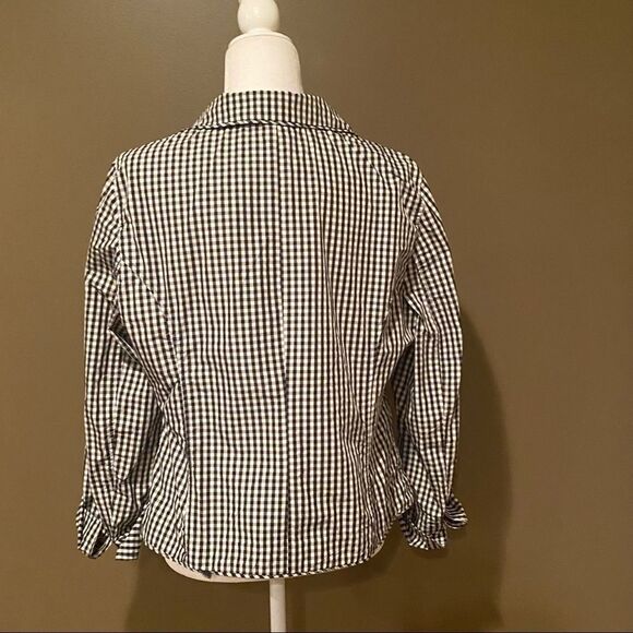 Tribal Checkered Raincoat - Picture 2 of 9